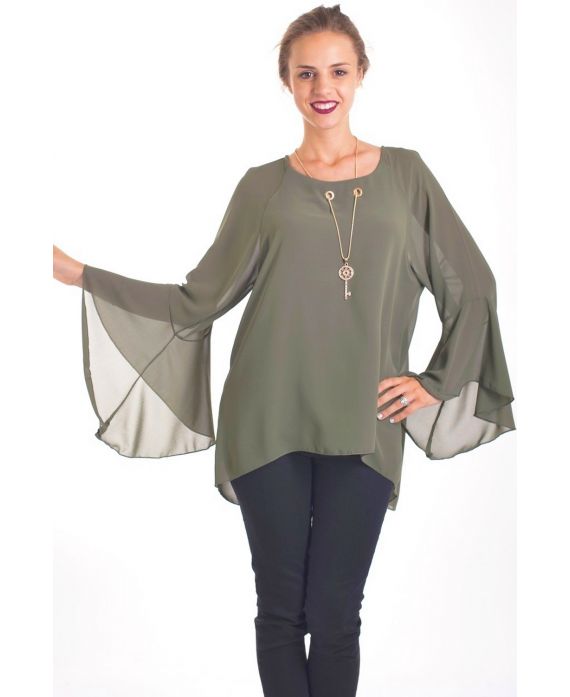 TUNIC JEWEL INTEGRATED 4054 MILITARY GREEN