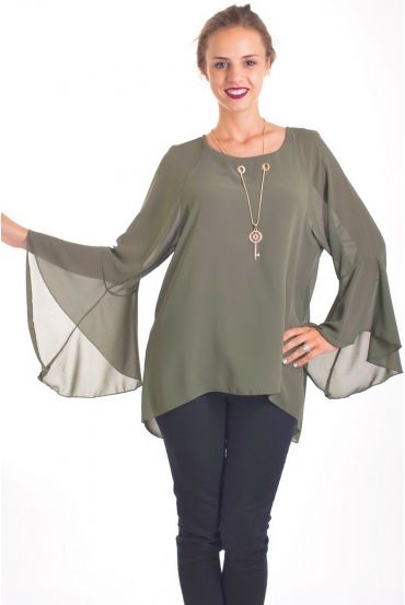 TUNIC JEWEL INTEGRATED 4054 MILITARY GREEN