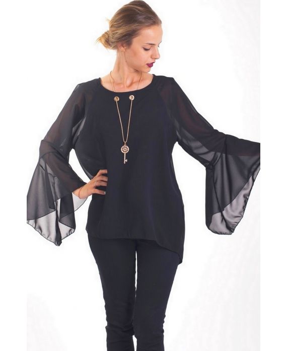 TUNIC JEWEL INTEGRATED 4054 BLACK