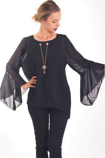 TUNIC JEWEL INTEGRATED 4054 BLACK