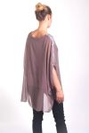 TUNIC SEQUINS 4057 TAUPE