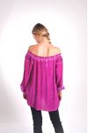 TUNIC SHOULDERS DENUDEES 4059 BORDEAUX