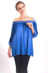 TUNIC SHOULDERS DENUDEES 4059 BLUE