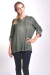 TUNIC LACE 4060 MILITARY GREEN