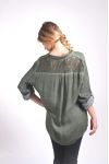 TUNICA IN PIZZO 4060 VERDE MILITARE