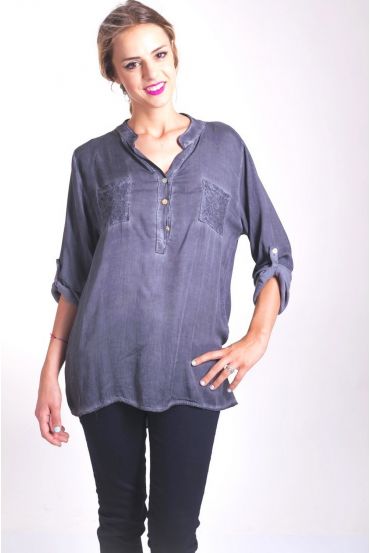 TUNIC LACE 4060 GREY