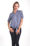 BLOUSE HEEFT TIE 4061 WIT