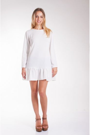 ROBE 4063 BLANC