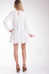 ROBE 4063 BLANC