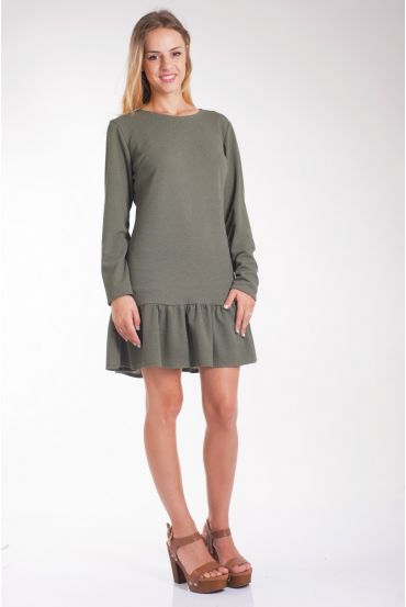 VESTIDO 4063 VERDE MILITAR