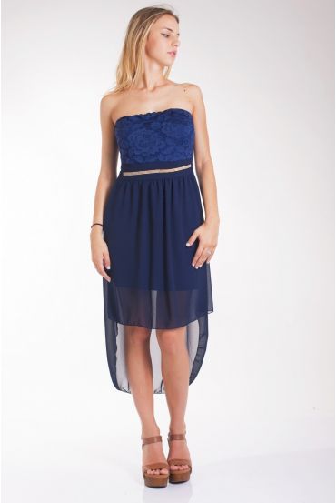 ROBE DE SOIREE 4070 MARINE