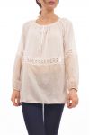 TUNIC BICOLORE S9225 TAUPE