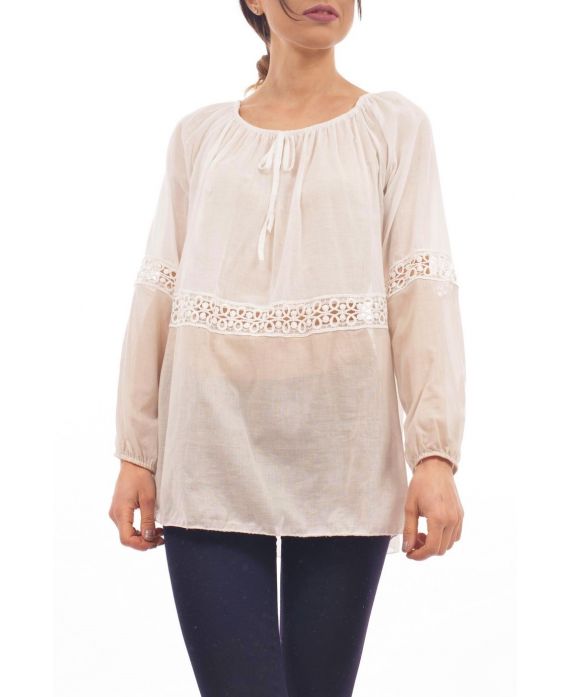 TUNIC BICOLORE S9225 TAUPE