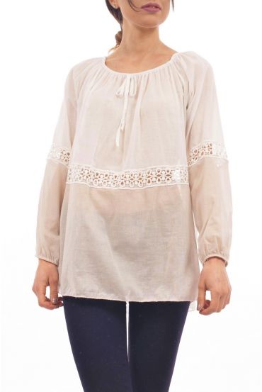 TUNIC BICOLORE S9225 TAUPE