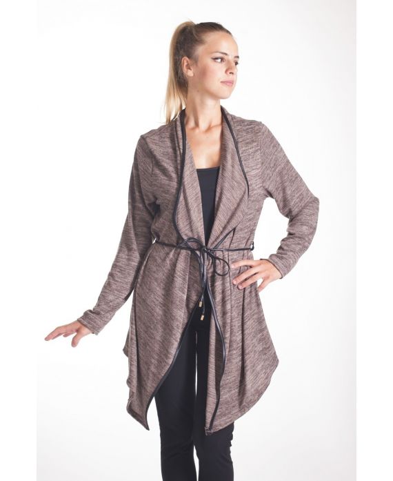 GILET 4073 TAUPE