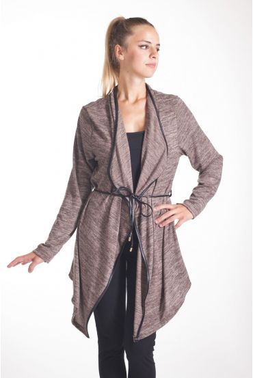 VEST 4073 TAUPE