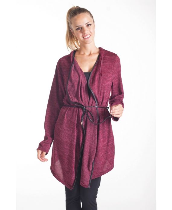 GILET 4073 BORDEAUX