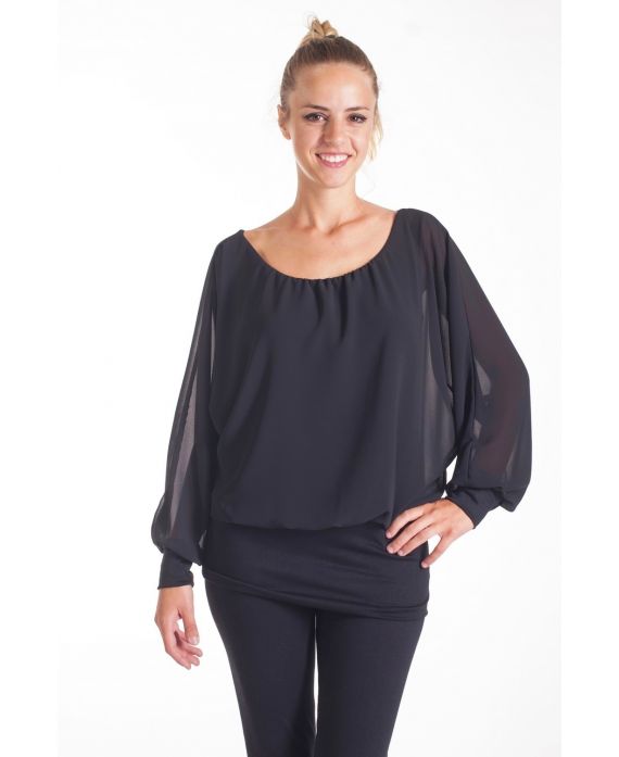 TOP BI-MATERIA 4072 NEGRO