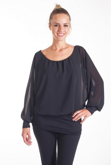 TOP BI-MATERIA 4072 NEGRO