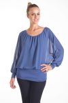 TOP BI-MATERIA 4072 AZUL