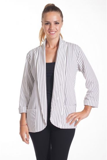 CHAQUETA BLAZER RAYEE 2 BOLSILLOS 4075 BLANCO