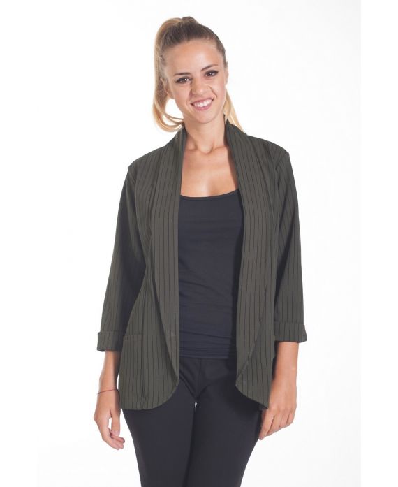 CHAQUETA BLAZER RAYEE 2 BOLSILLOS 4075 VERDE MILITAR