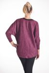 T-SHIRT 2 PEZZI 4076 BORDEAUX