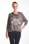 T-SHIRT 2 PEZZI 4076 TAUPE