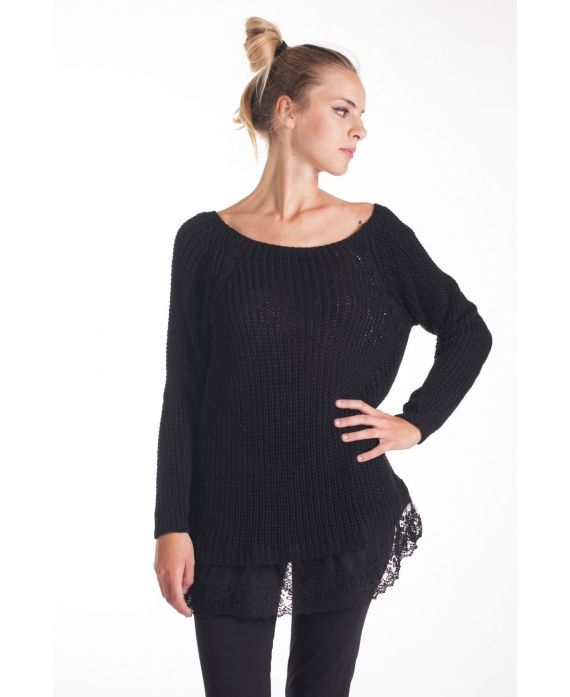 - PULL-SPITZEN-4084 SCHWARZ