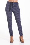 PANTALON RAYE 4088 BLEU