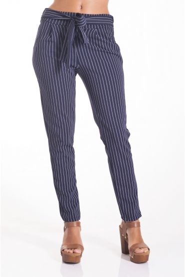 PANTALONI RAYE 4088 BLU