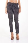 PANTALON RAYE 4088 NOIR