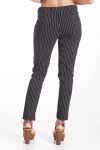 PANTALON RAYE 4088 NOIR