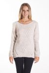 MAGLIONE MOHAIR 4089 BEIGE