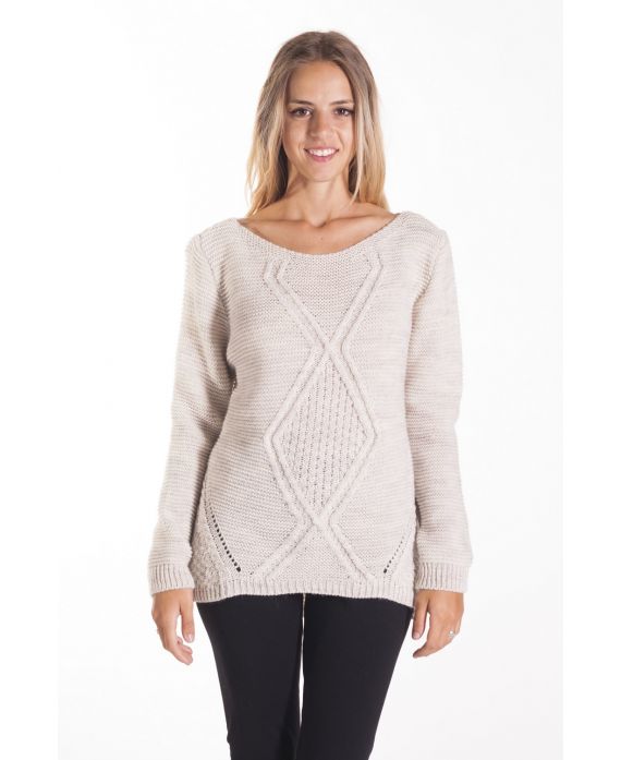 MOHAIR PULLOVER 4089 BEIGE