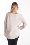 MAGLIONE MOHAIR 4089 BEIGE