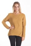 MAGLIONE MOHAIR 4089 SENAPE