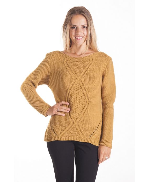 MOHAIR PULLOVER 4089 SENF