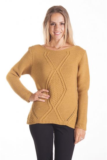 MOHAIR PULLOVER 4089 SENF