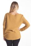 MAGLIONE MOHAIR 4089 SENAPE