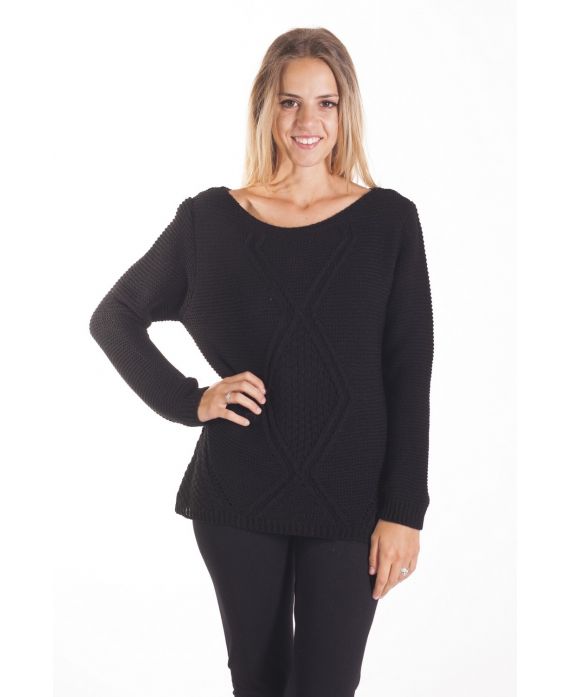 MAGLIONE MOHAIR 4089 NERO