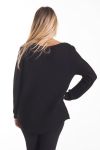 MAGLIONE MOHAIR 4089 NERO