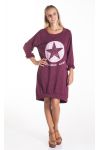 KLEID TUNIKA 4090 BORDEAUX