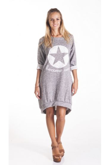 TUNIC DRESS 4090 GREY