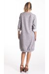 KLEID TUNIKA GRAU 4090