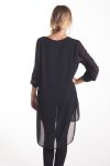 TUNIC JEWEL INTEGRATED 4091 BLACK