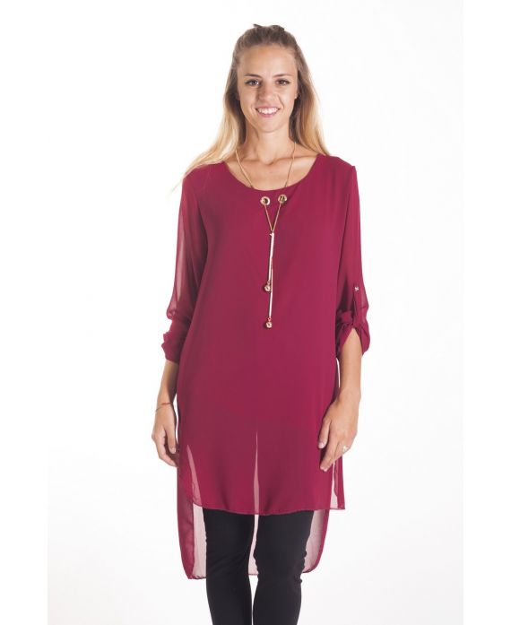 TUNIC JEWEL INTEGRATED 4091 BORDEAUX