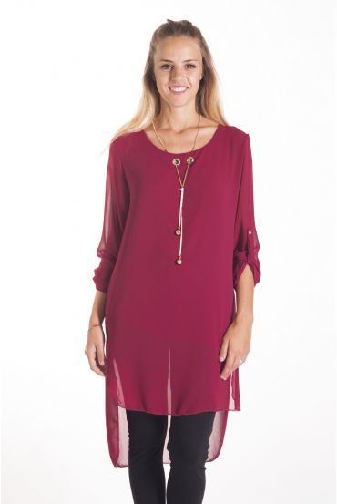 TUNIC JEWEL INTEGRATED 4091 BORDEAUX