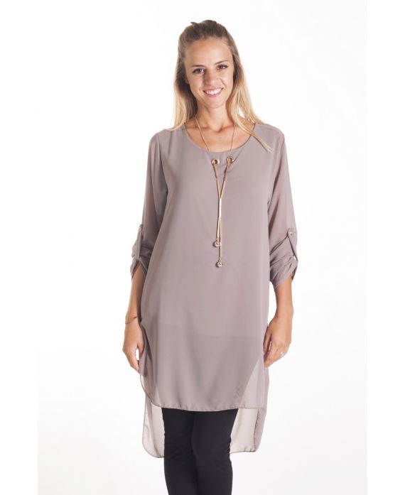 TUNIEK JUWEEL GEÏNTEGREERDE 4091 TAUPE