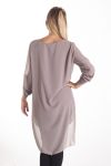 TUNIEK JUWEEL GEÏNTEGREERDE 4091 TAUPE